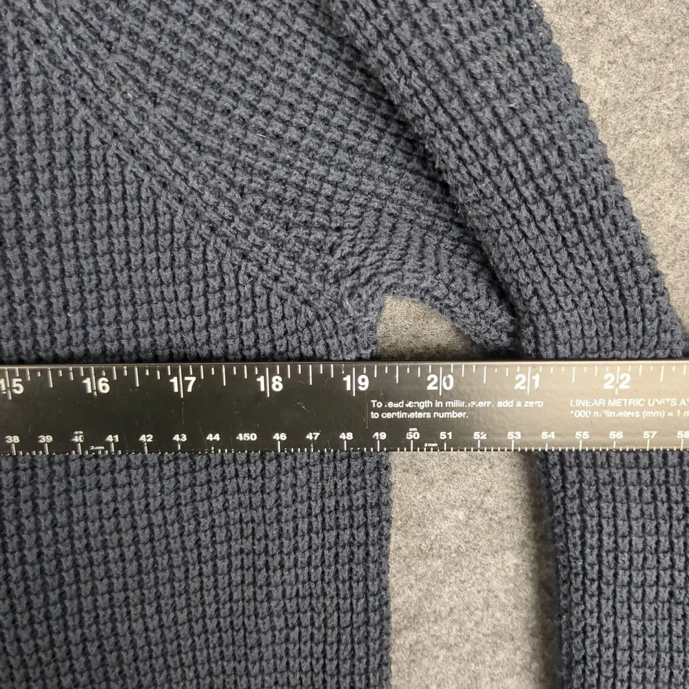 Michael‎ Kors Cowl Neck Waffle Knit Sweater Womens Sz M Gray Long Sleeve Relaxed